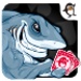 Le logo Poker Shark Icône de signe.