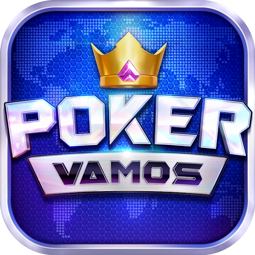 Le logo Poker Vamos Texas Hold Em Icône de signe.