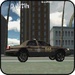 presto Police Car Driver Simulator 3d Icona del segno.
