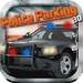 Le logo Police Parking 3d Icône de signe.