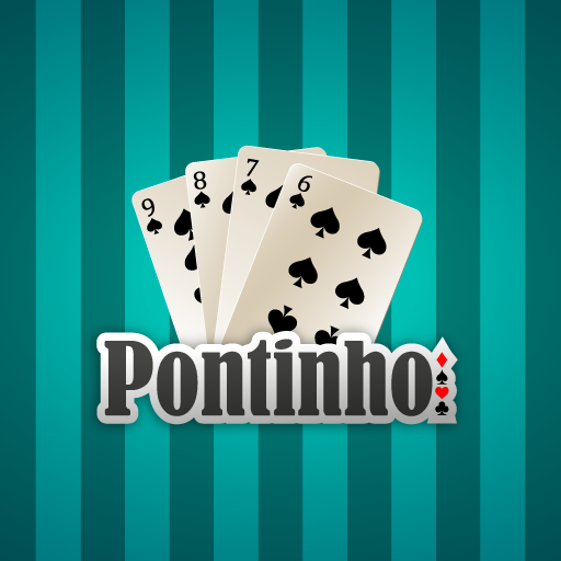 Le logo Pontinho Jogo De Cartas Online Icône de signe.