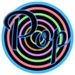 ロゴ Pop Music Forever Radio 記号アイコン。