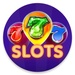Logotipo Pop Slots Free Vegas Casino Slot Machine Games Icono de signo