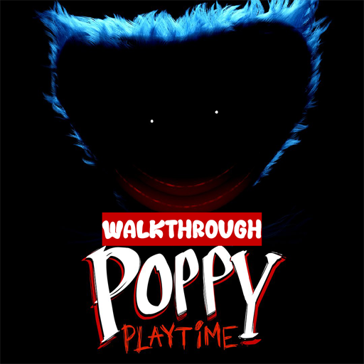 ロゴ Poppy playtime horror GUIDE 記号アイコン。