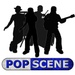 Le logo Popscene Icône de signe.