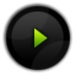 Le logo Poweramp Freshgreen Skin Icône de signe.