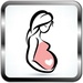 ロゴ Pregnancy Weekly 記号アイコン。