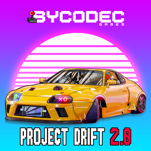 Le logo Project Drift 2 0 Icône de signe.