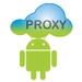 ロゴ Proxy Server 記号アイコン。