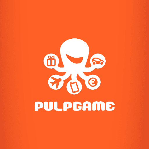 ロゴ Pulpgame 記号アイコン。