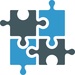 Logotipo Puzzle Extra Icono de signo