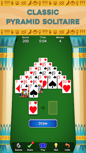 Image 0Pyramid Solitaire Card Games Icône de signe.