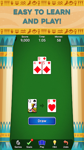 Image 2Pyramid Solitaire Card Games Icône de signe.