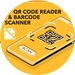 商标 Qr Barcode Reader Scanner 签名图标。