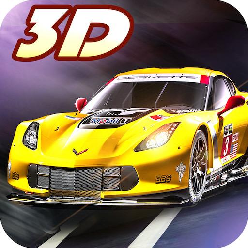 ロゴ Racing Master 3d Car Stunt 記号アイコン。