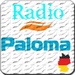 商标 Radio Apps Kostenlos Paloma 签名图标。