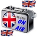 商标 Radio British Uk 签名图标。