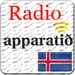 ロゴ Radio Iceland 記号アイコン。