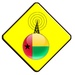 商标 Radio Jovem Guine Bissau 签名图标。