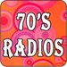 商标 Radio Seventies 签名图标。
