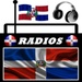ロゴ Radios Republica Dominicana 記号アイコン。