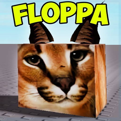 Le logo Raise A Floppa Prison Escape Icône de signe.