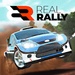 ロゴ Rally Racer 記号アイコン。