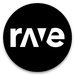 ロゴ Rave 記号アイコン。
