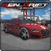 Le logo Real Drift Car Racers 3d Icône de signe.