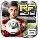 ロゴ Real Football 2012 記号アイコン。