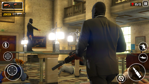 immagine 1Real Gangster Bank Robber Game Icona del segno.