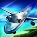 Le logo Real Pilot Flight Simulator 3d Icône de signe.