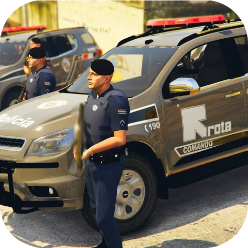 Le logo Rebaixados Policia 24 Horas Icône de signe.