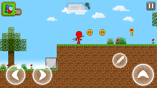 Image 2Red Stickman Parkour Fighter Icon