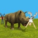 Logotipo Rhino Simulator Icono de signo