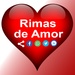 ロゴ Rimas De Amor 記号アイコン。