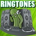 ロゴ Ringtones Descargar Tonos De Llamada Gratis Mp3 記号アイコン。