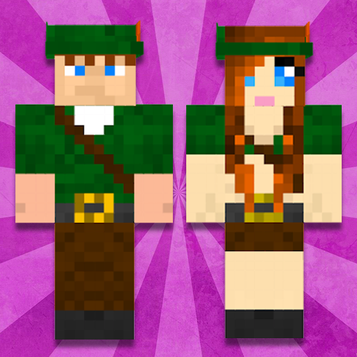 商标 Robin Hood Skins For Minecraft 签名图标。