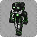 ロゴ Robot Skins For Minecraft 記号アイコン。