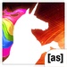 Le logo Robot Unicorn Attack 2 Icône de signe.