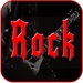 ロゴ Rock Music Stations Free 記号アイコン。