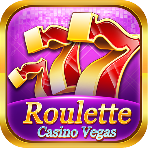 Logotipo Roulette Casino Vegas Icono de signo
