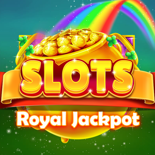 Le logo Royal Jackpot Slots Icône de signe.