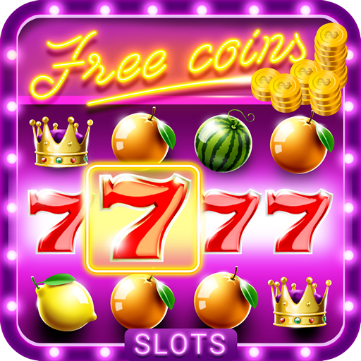 ロゴ Royal Slots Casino Machines 記号アイコン。