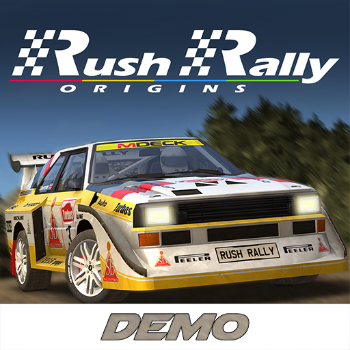 Logotipo Rush Rally Origins Demo Icono de signo