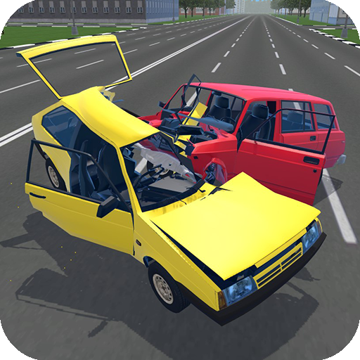 ロゴ Russian Car Crash Simulator 記号アイコン。