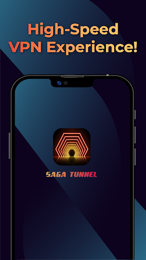 Image 0Saga Tunnel Vpn Icône de signe.