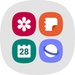 ロゴ Samsung Apps Edge 記号アイコン。