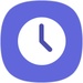 Le logo Samsung Clock Icône de signe.