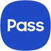 Le logo Samsung Pass Provider Icône de signe.